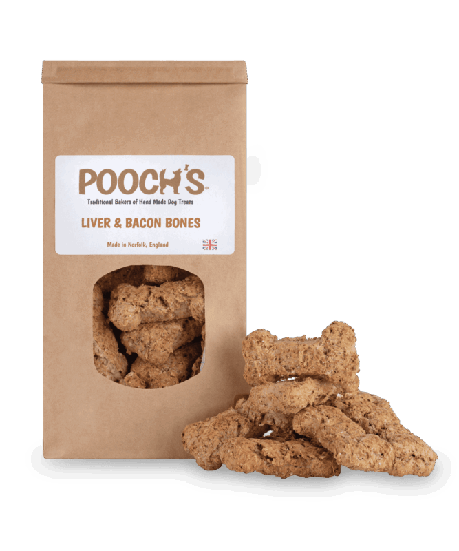 Pooch's Liver & Bacon Bones 250g