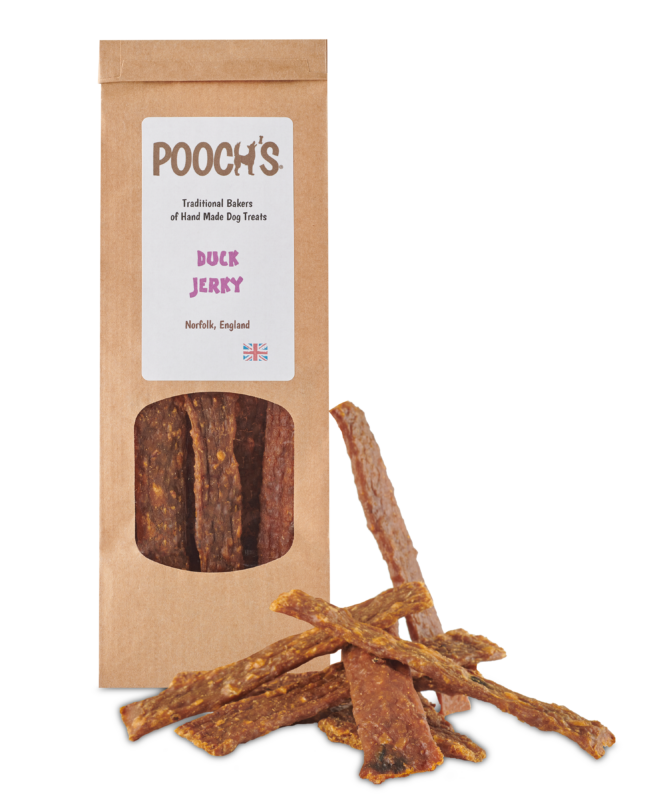 Pooch's 100% Duck Jerky 95g