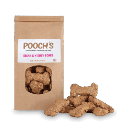 Pooch's Steak & Kidney Bones 250g