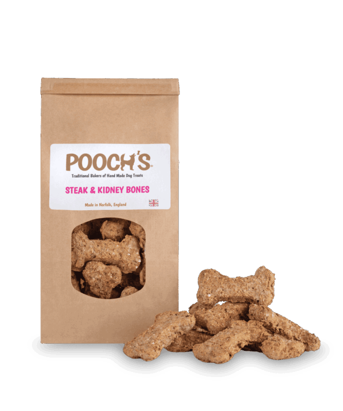 Pooch's Steak & Kidney Bones 250g