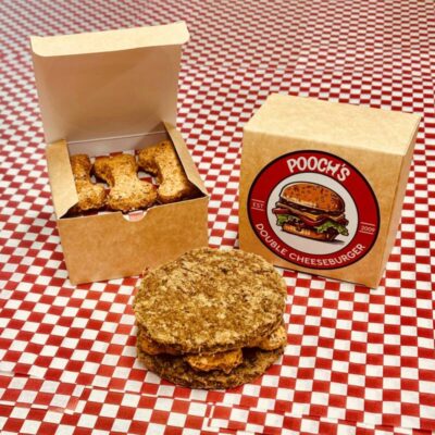 Pooch's Double Cheeseburger 210g
