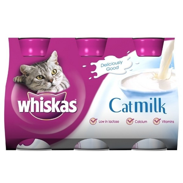 Whiskas Milk Plus 200ml 3pk