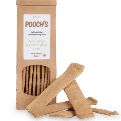 Poochs Apple, Ginger & Goats Yoghurt Snaps 160g