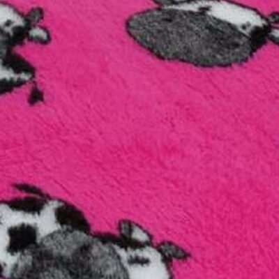 Vetbed® Non-Slip Comfort Barbie Pink with Cows