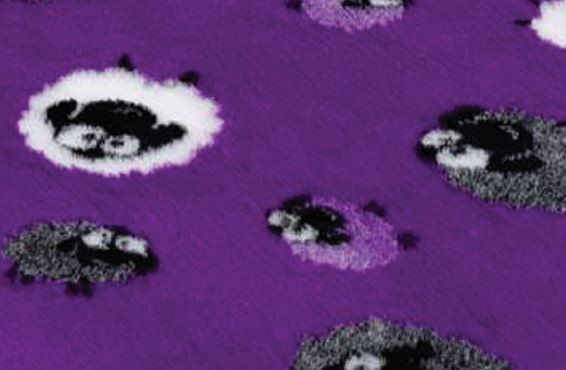 Vetbed® Non-Slip Comfort Purple with Sheep